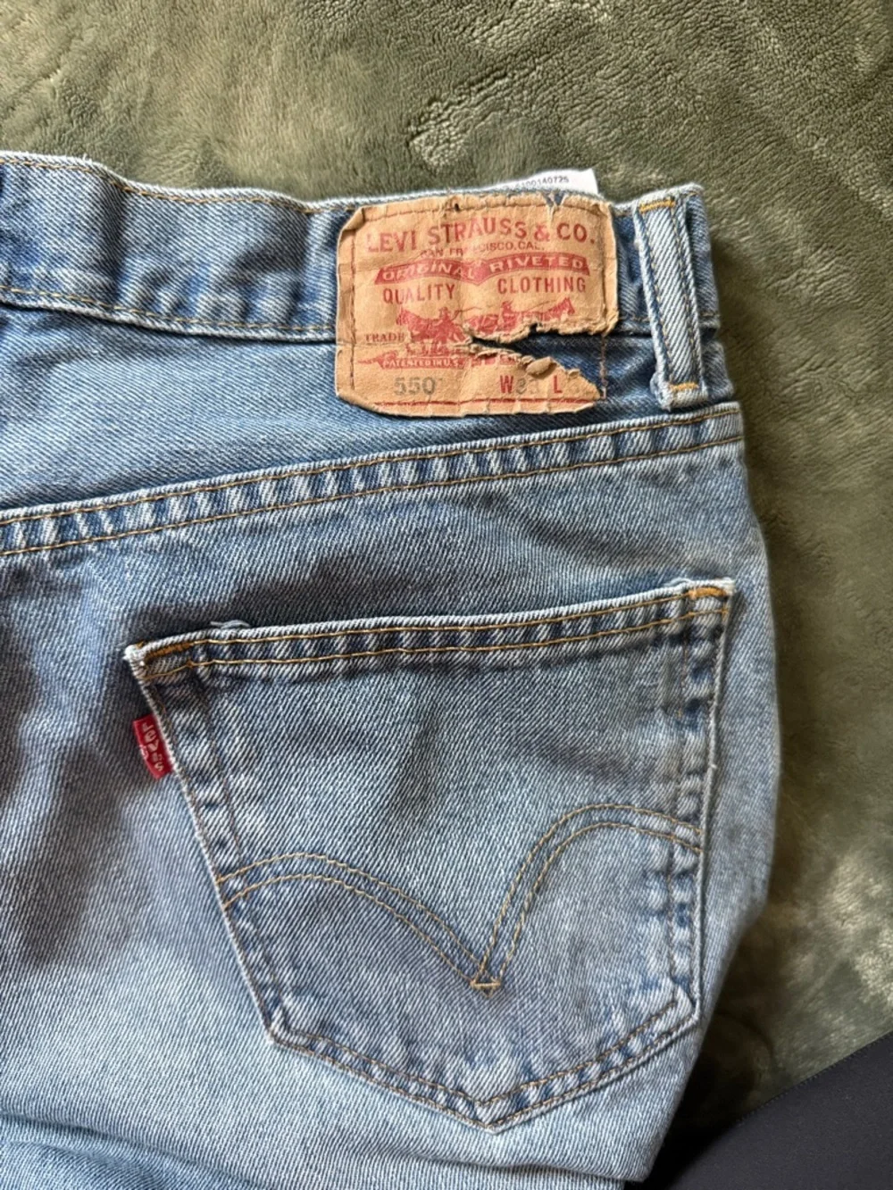 Levi's Light Blue Straight Leg Jeans
